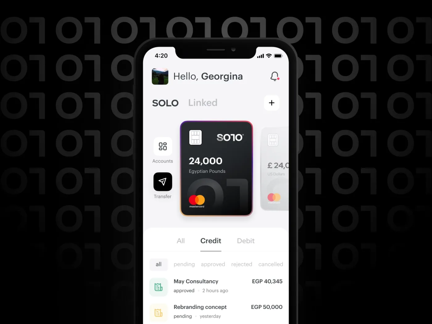 Solo Finance — Experiments