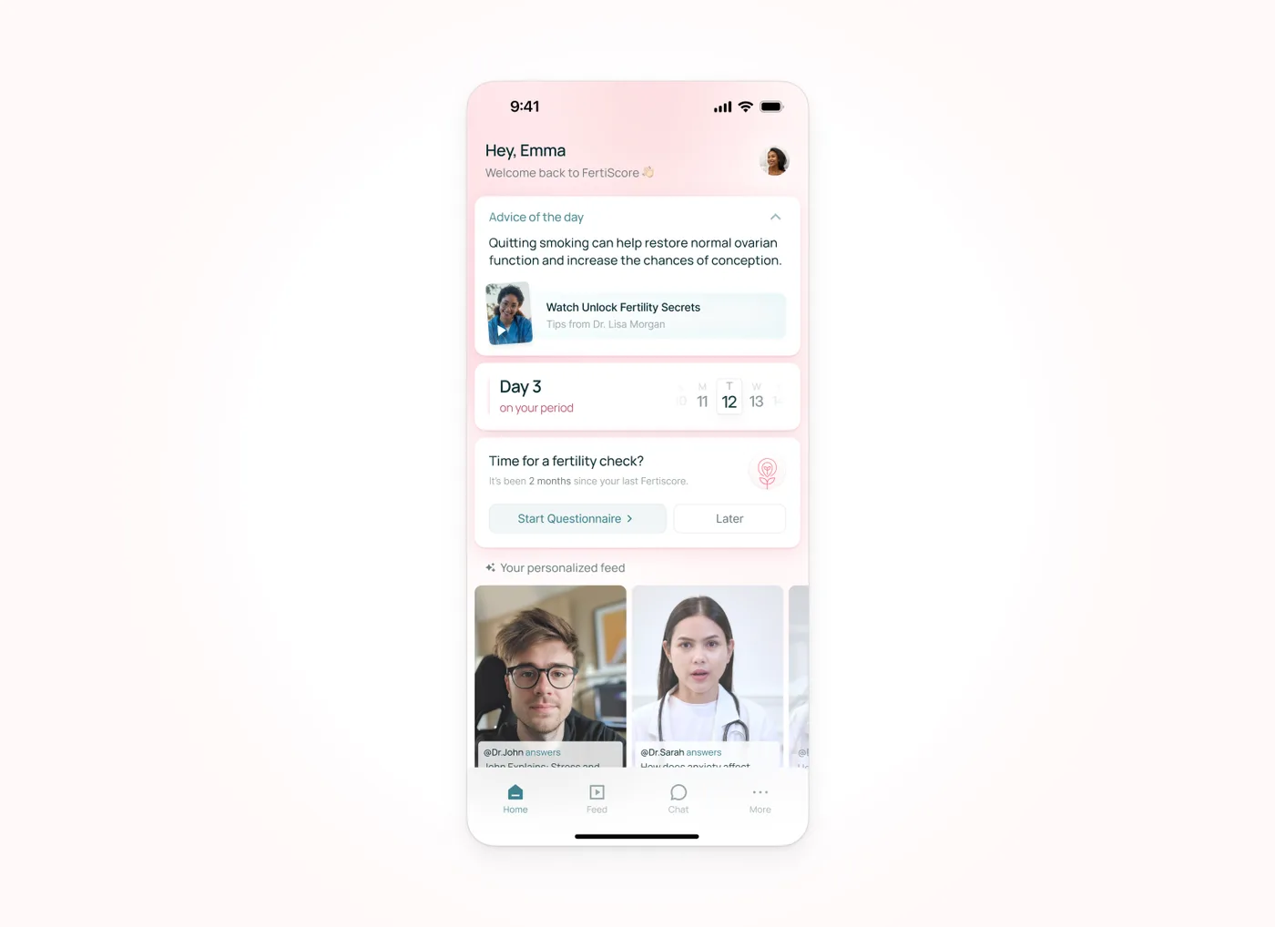 FertiScore Mobile app — FertiScore